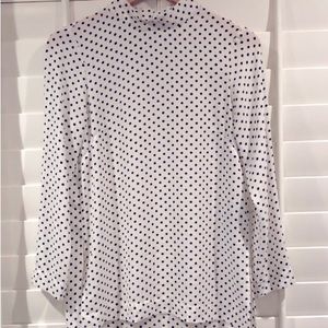 Polkadot long sleeve H&M blouse